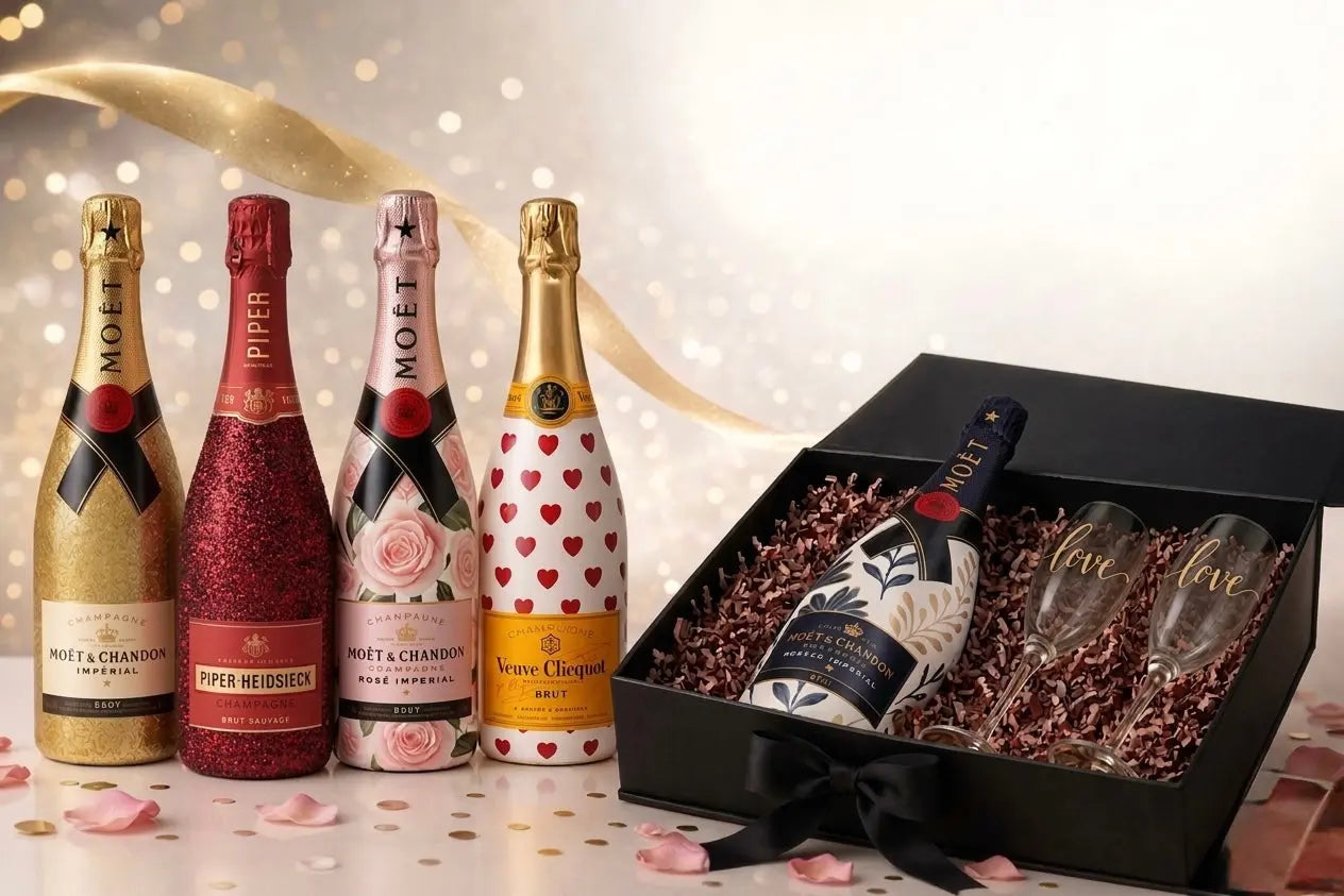 Jak vybrat šampaňské jako dárek – průvodce pro začátečníky DressBottle