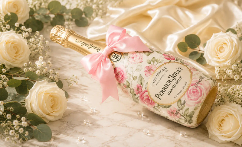 Baner květinových lahví. Dressbottle