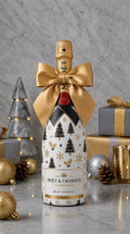 Moët & Chandon Brut Impérial – Vánoční zdobená lahev Černý stromeček