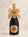 Martini Prosecco - Dárková lahev v černých třpytkách | DressBottle