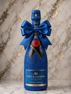 Moët & Chandon Nectar Impérial – Modrá dárková zdobená lahev | DressBottle