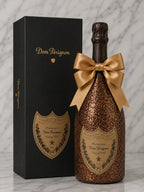 Dom Pérignon 2017 – Hnědá třpytivá zdobená lahev v dárkové krabičce