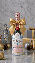 Moët & Chandon Rosé – Vánoční zdobená lahev Les
