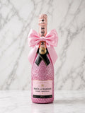 Moët & Chandon Rosé – Růžová dárková zdobená lahev | DressBottle
