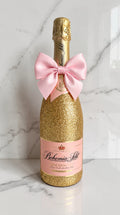 Bohemia Sekt Rosé Demi Sec – Zlatá třpytivá dárková lahev