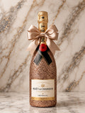 Moët & Chandon Brut – Hnědá dárková zdobená lahev | DressBottle