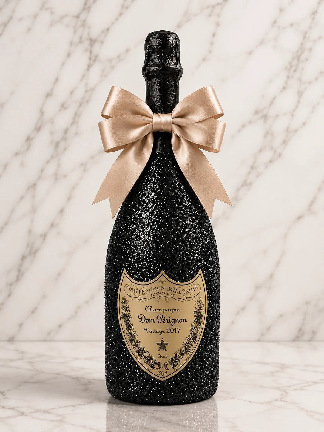 Dom Pérignon 2017 – Černá dárková zdobená lahev