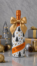 Mionetto Prosecco Brut – Vánoční zdobená lahev Černý stromeček
