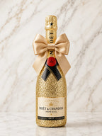 Moët & Chandon Brut – Zlatá dárková zdobená lahev | DressBottle