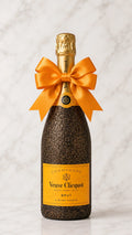 Veuve Clicquot Brut – Černá dárková zdobená lahev | DressBottle