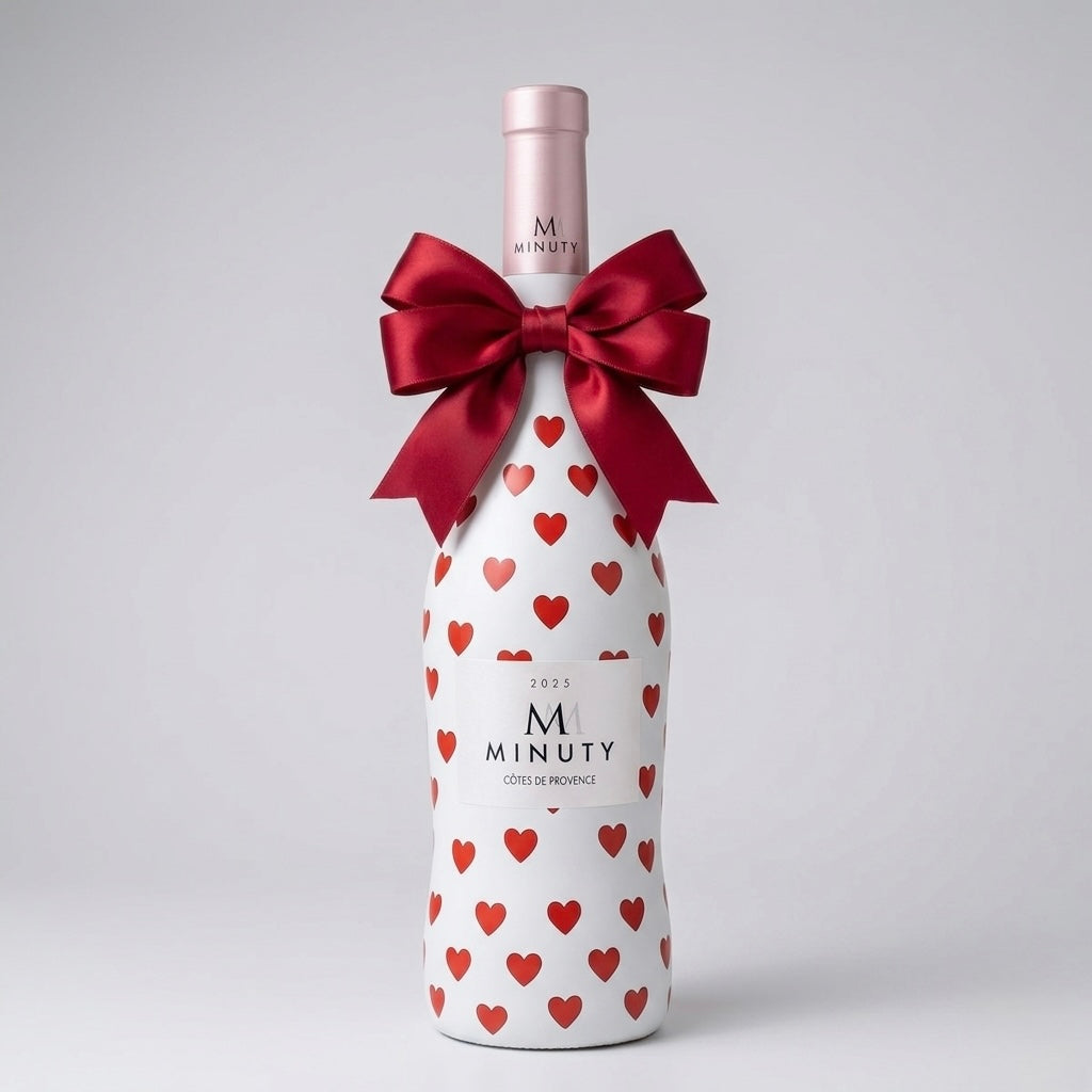 Chateau minuty m rose zdobeny srdicky