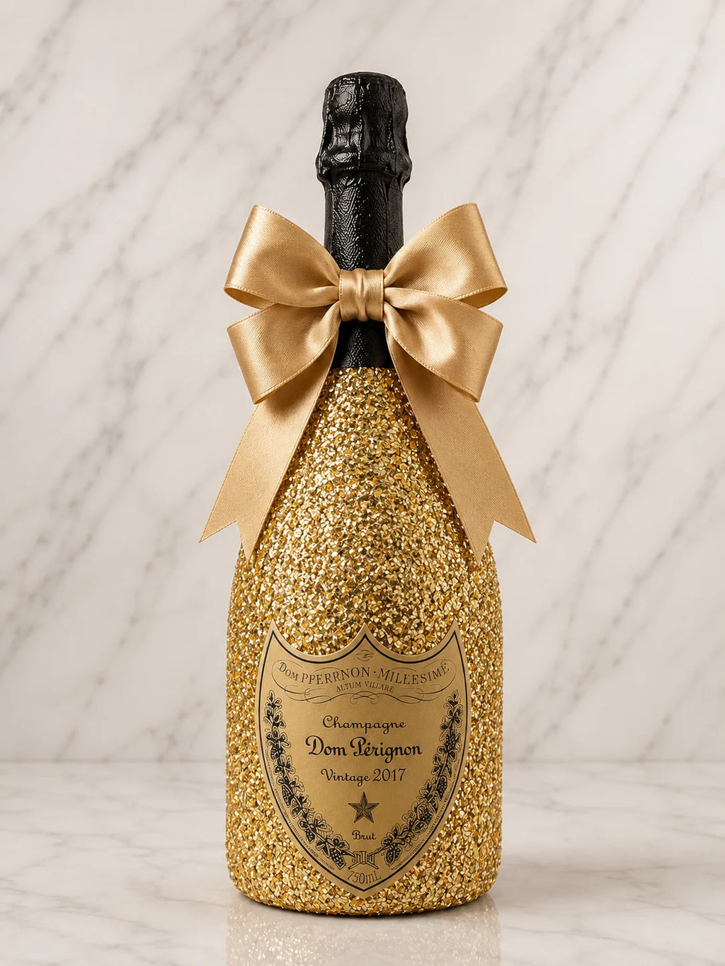 Dom Pérignon 2017 – Zlatá dárková zdobená lahev