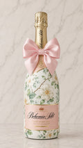 Bohemia Sekt Demi Rosé – zdobená lahev v dekoru květů jabloně