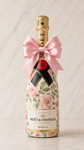 Moët & Chandon Brut – Dárková zdobená lahev s motivem růží | DressBottle