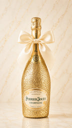 Perrier-Jouët Grand Brut – Zlatá třpytivá dárková lahev