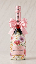 Moët & Chandon Rosé Impérial – zdobená lahev v dekoru Květů vlčího máku