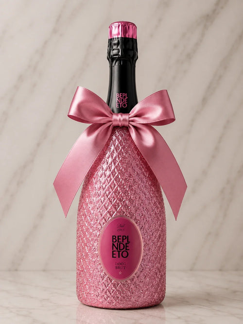 Bepín de Eto Rosé – Růžová třpytivá dárková lahev prosecco
