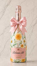 Bohemia Sekt Demi Rosé – zdobená lahev v dekoru lučních květiny