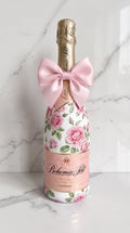 Bohemia Sekt Rosé – Dárková zdobená lahev s motivem růží
