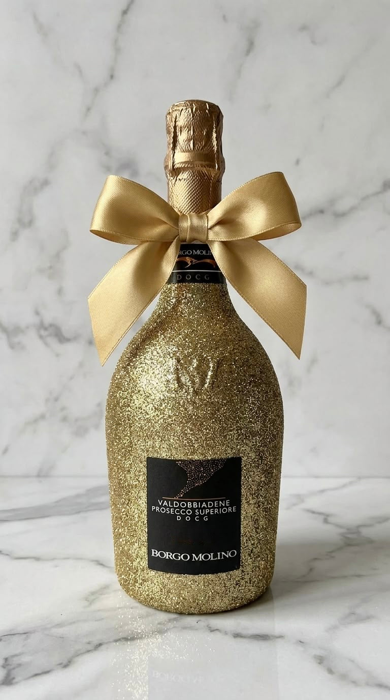 Borgo Molino Motivo Extra Dry – Třpytivá dárková lahev prosecco