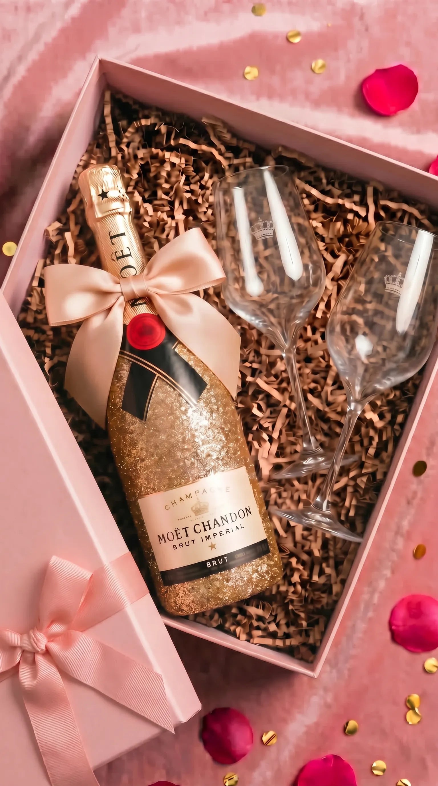 darkova sada moet chandon ve zlatych třpytkách