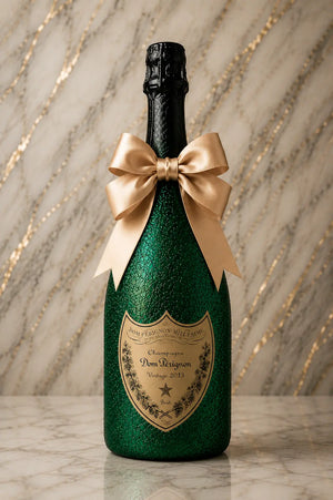 Dom Pérignon 2017 – Smaragdová třpytivá dárková lahev