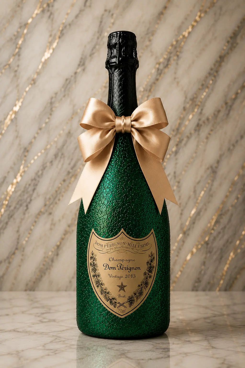 Dom Pérignon 2017 – Smaragdová třpytivá dárková lahev