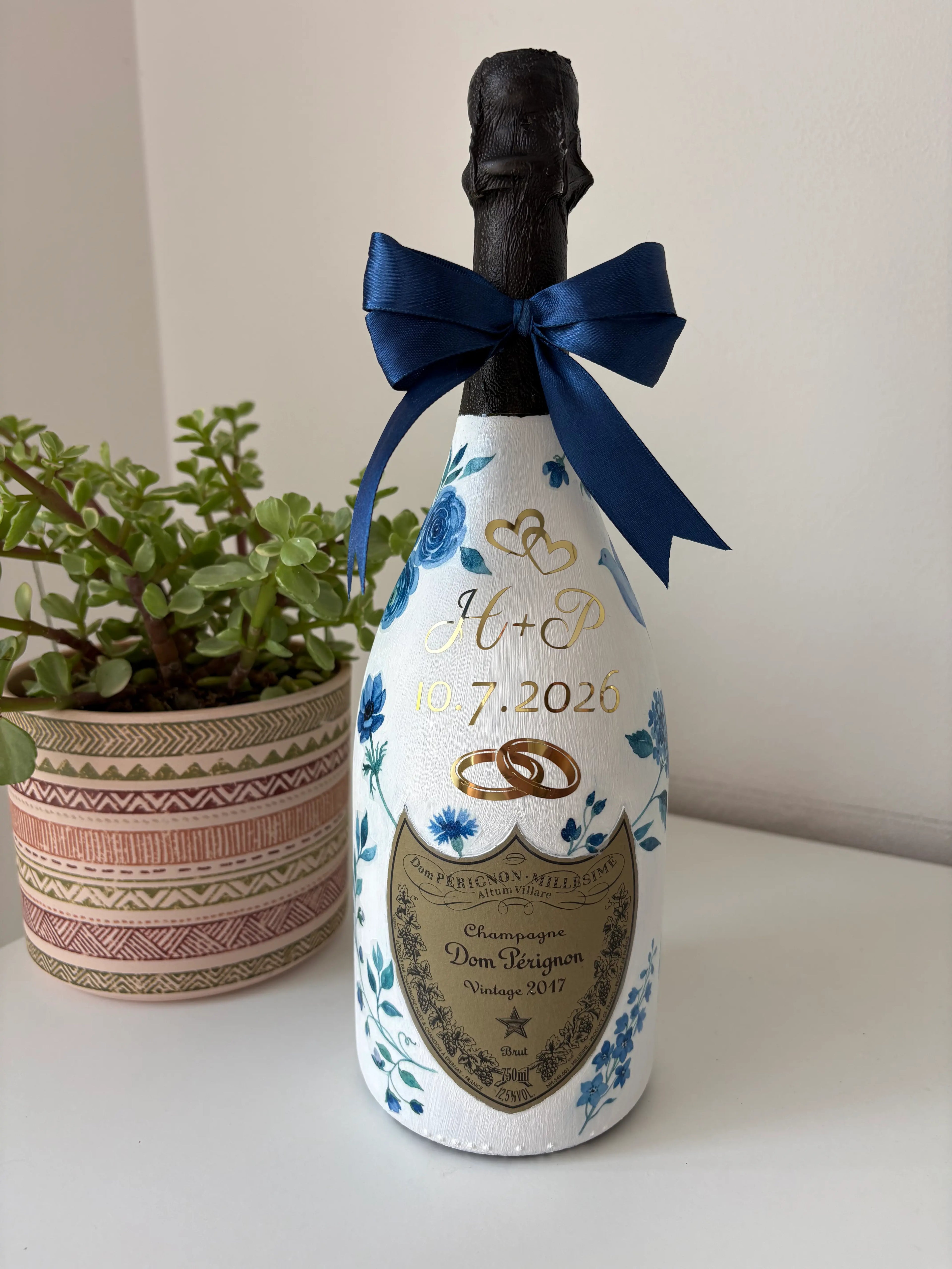 dom perignon ve svatebnim zdobeni