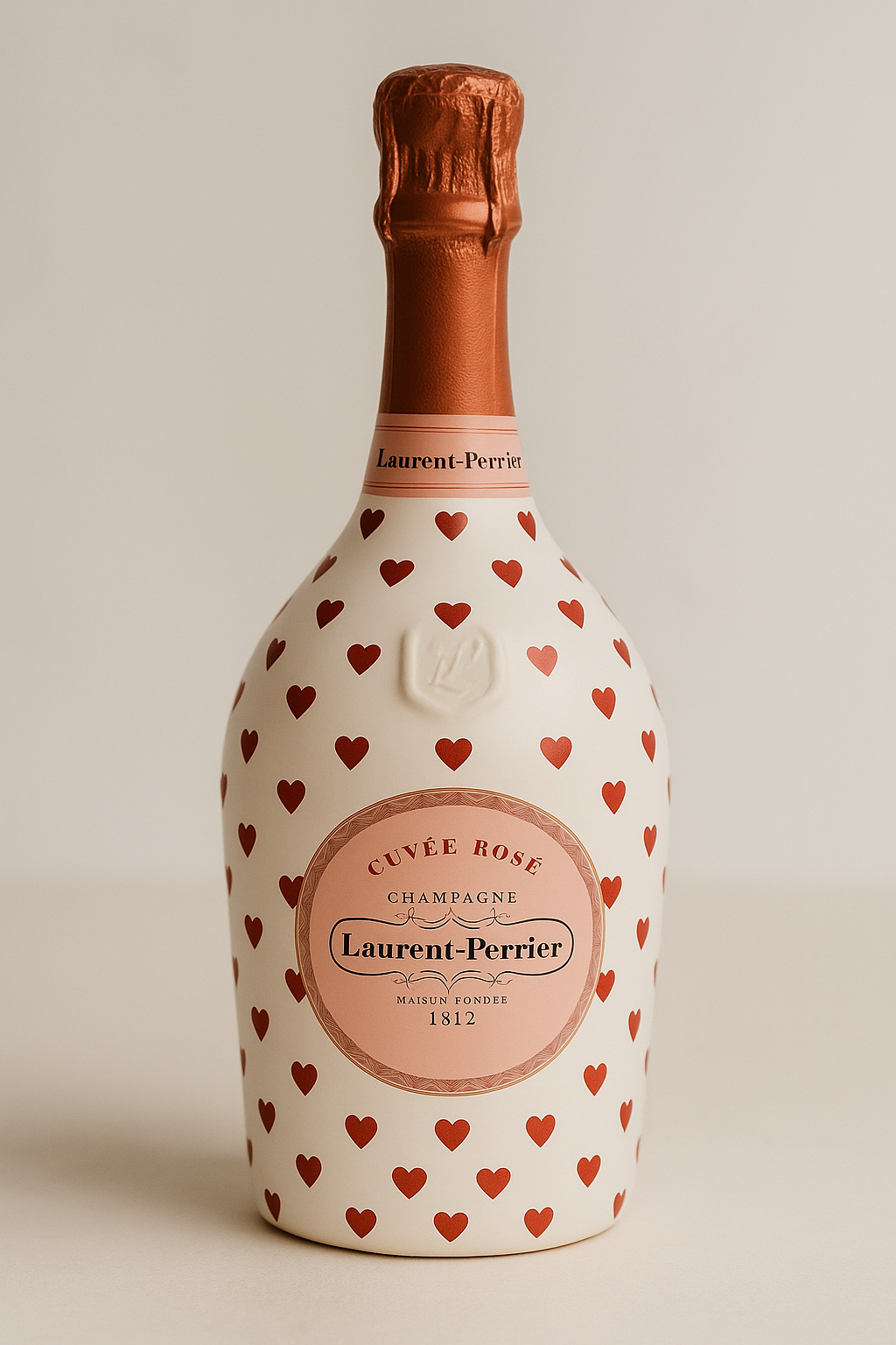 Laurent-Perrier Rosé se srdíčky