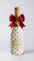 Laurent-Perrier La Cuvée – Dárková zdobená lahev srdíčky