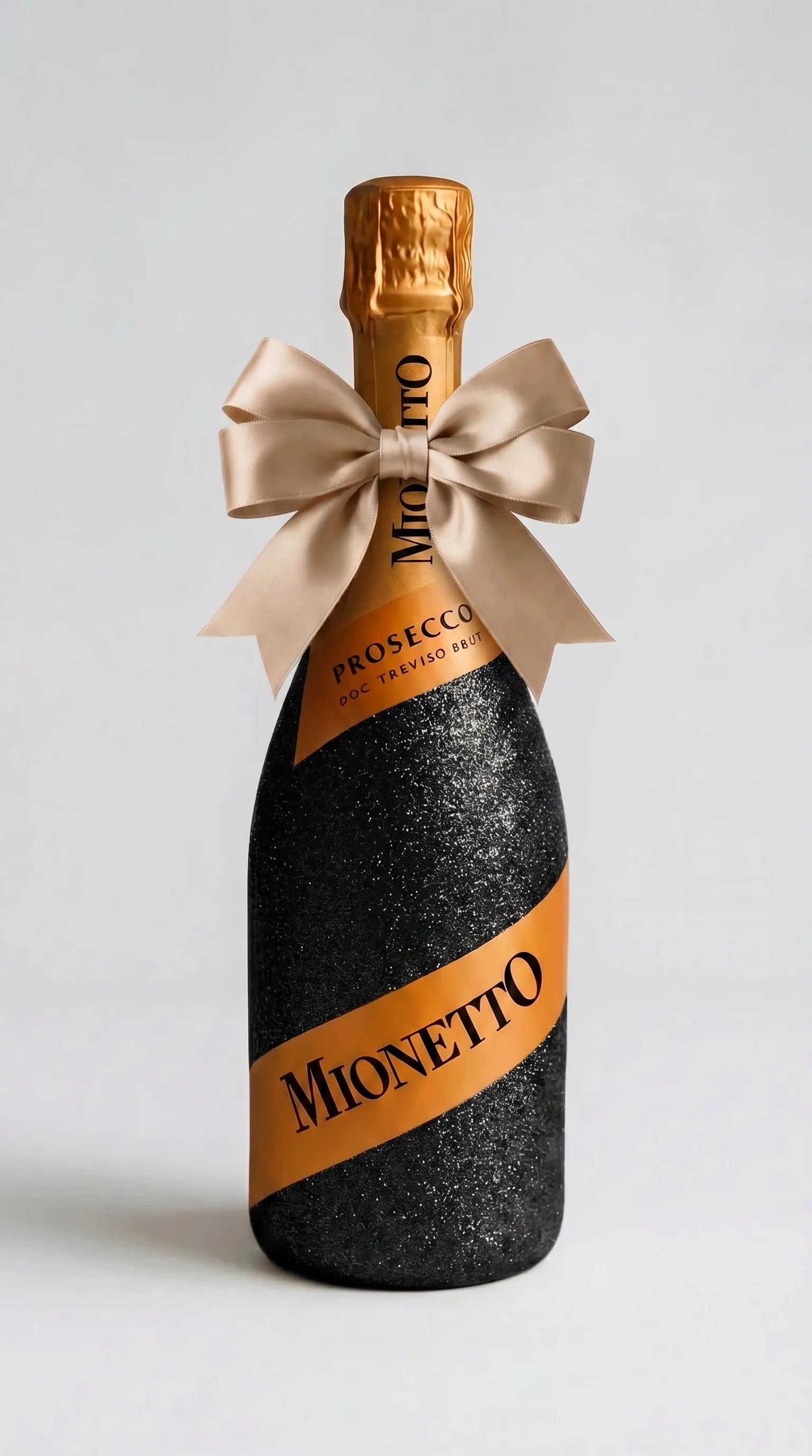 Mionetto Prosecco Prestige DOC Brut – Černá dárková zdobená lahev
