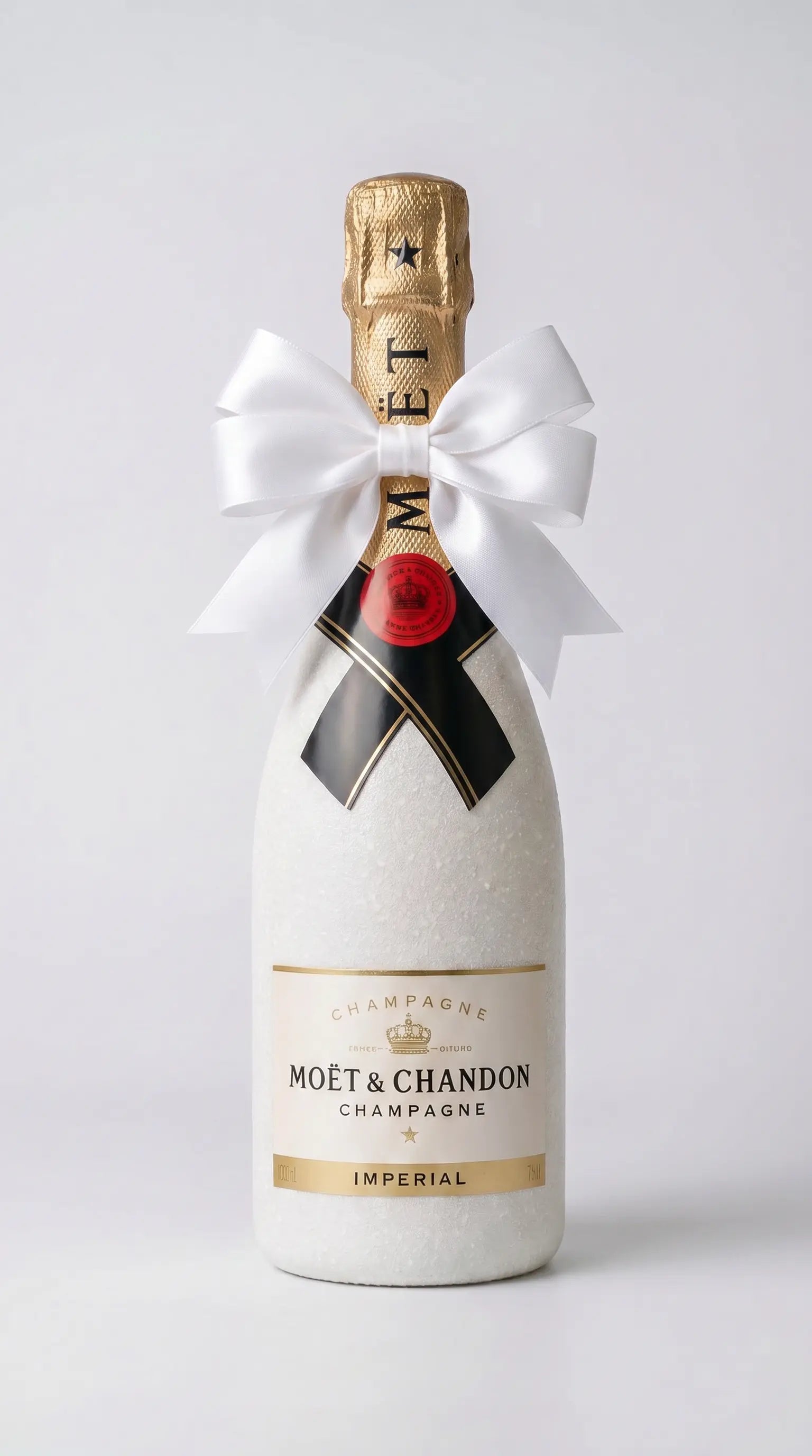 Moët & Chandon Brut – Bílá dárková zdobená lahev