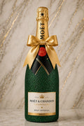 Moët & Chandon Brut – Smaragdová třpytivá dárková lahev