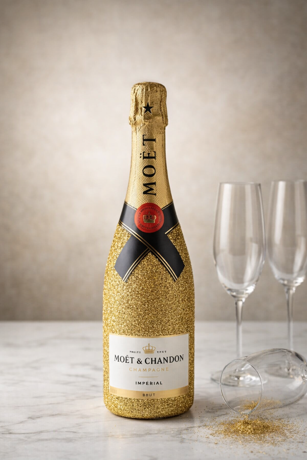 Moët & Chandon Brut 0,75l – zlatá zdobená lahev
