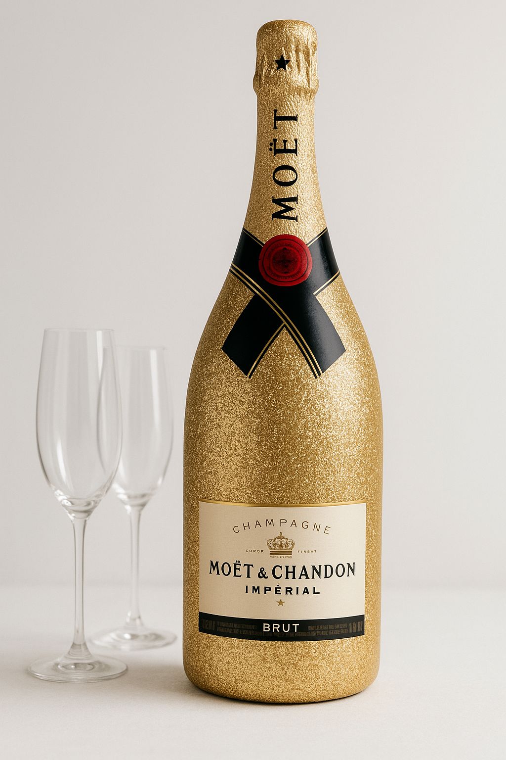 Moët & Chandon Brut Magnum 1,5l – zlatá zdobená lahev