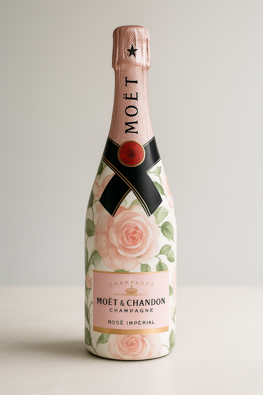 Moët & Chandon Rosé s motivem růže