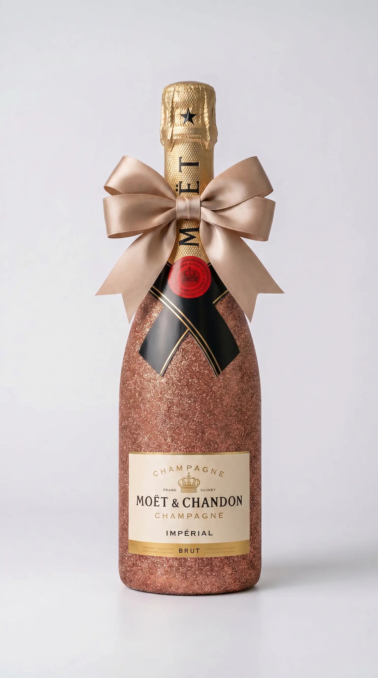 Moët & Chandon Brut – Hnedá dárková zdobená lahev