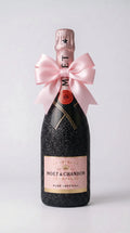 Moët & Chandon Rosé – Černá dárková zdobená lahev