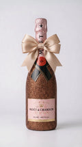 Moët & Chandon Rosé – Hnedá dárková zdobená lahev