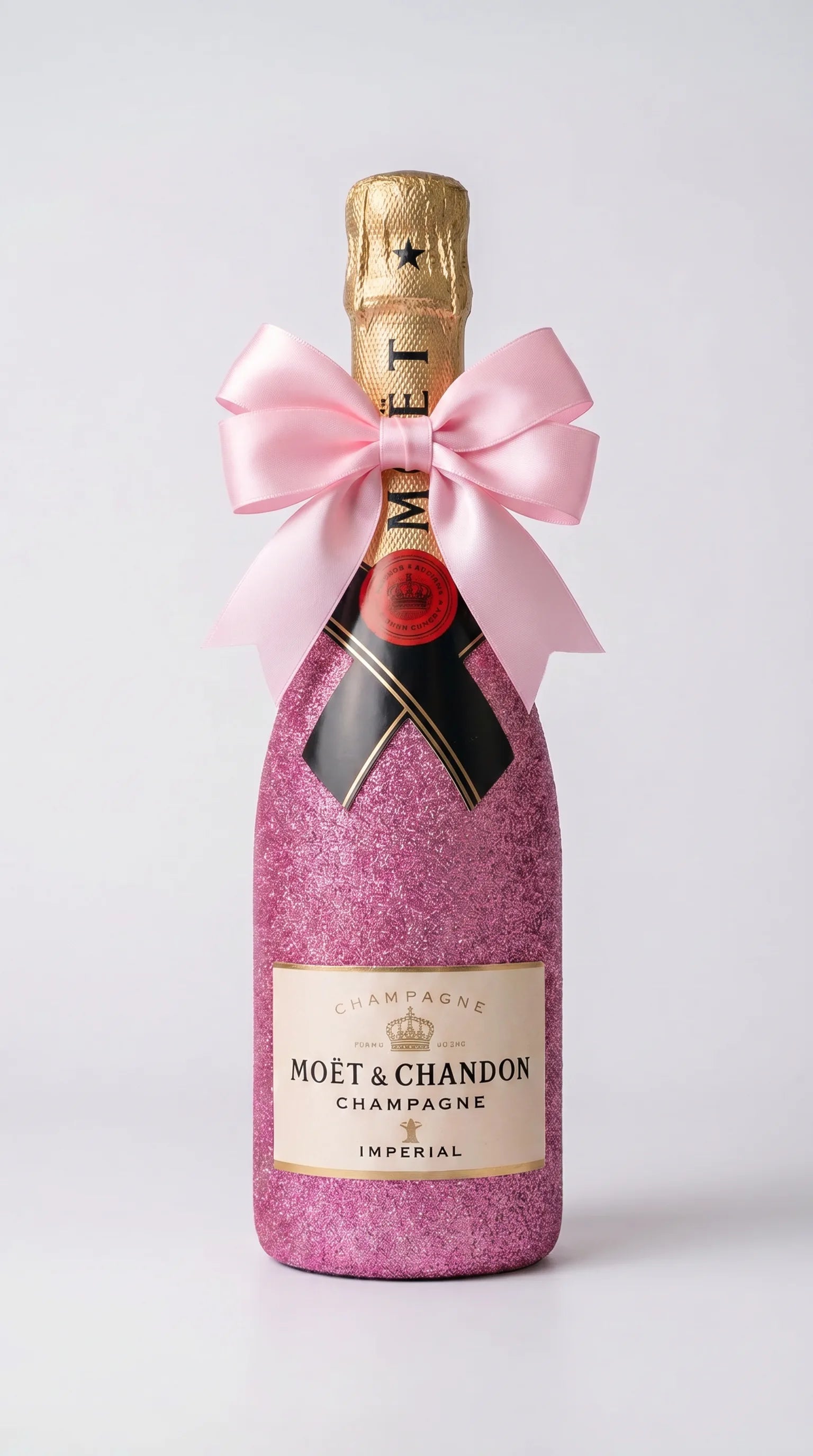 Moët & Chandon Brut – Růžová dárková zdobená lahev