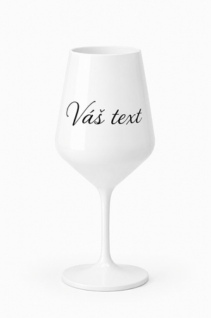 Nerozbitná sklenička 470 ml s vlastním textem (barva dle výběru)