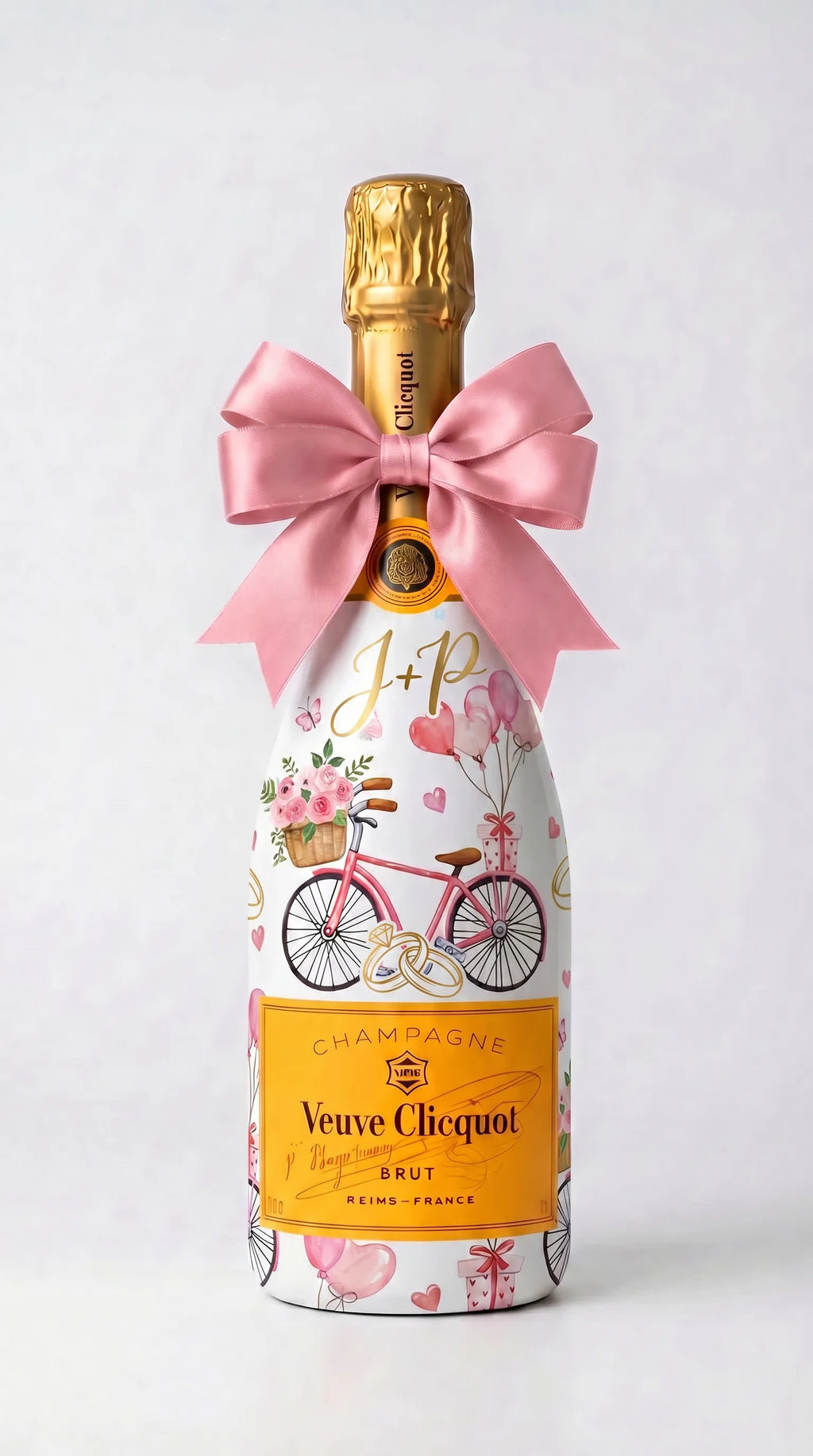 Svatební Veuve Clicquot brut růžový