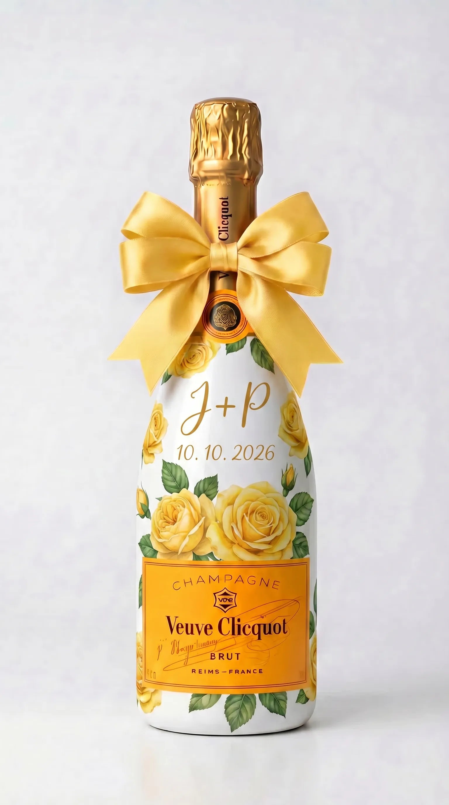 Svatební Veuve Clicquot brut žlutý
