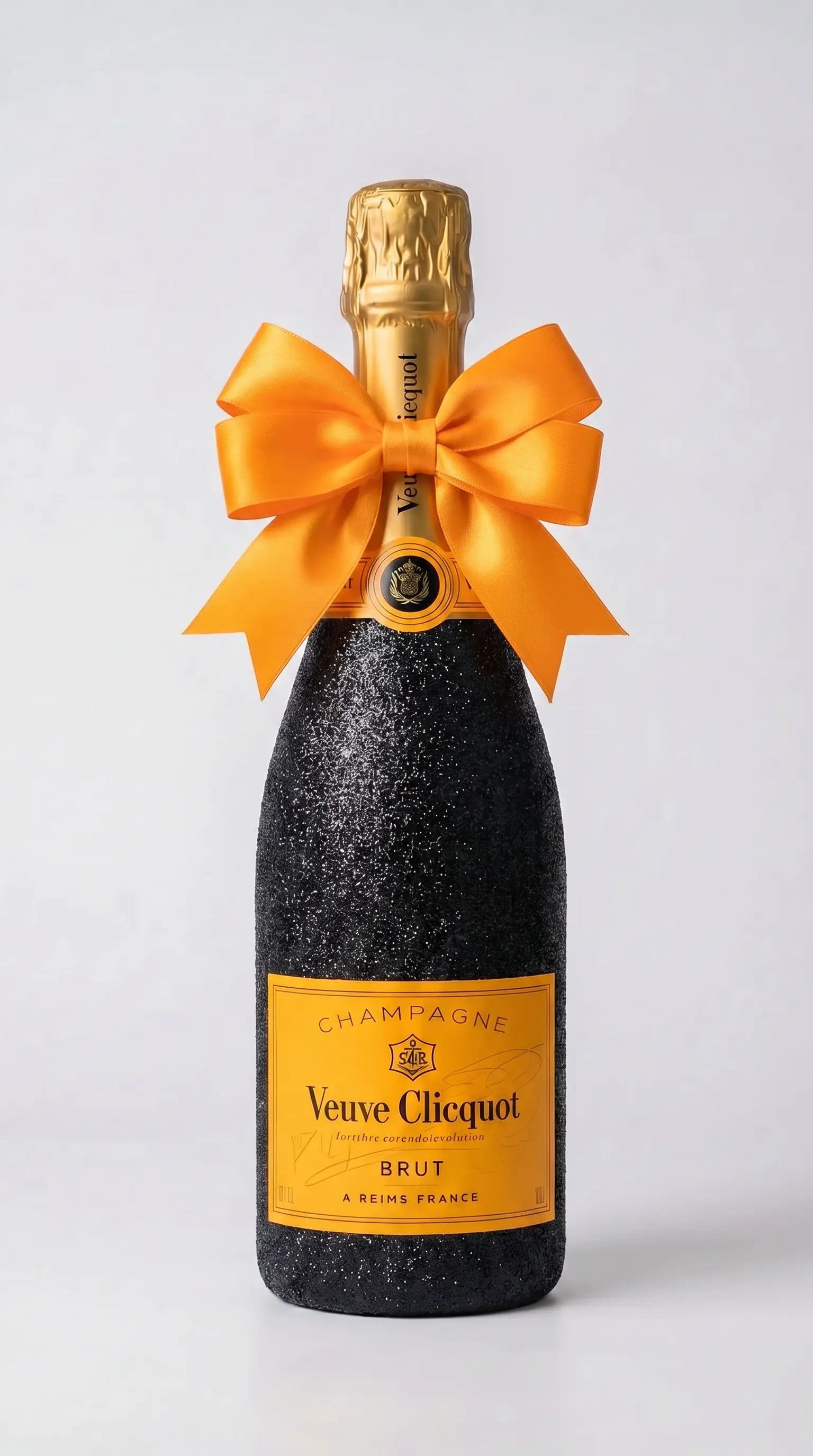 Veuve Clicquot Brut – Černá dárková zdobená lahev
