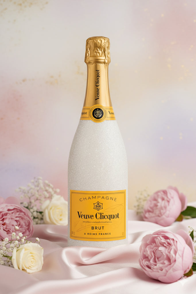 Veuve Clicquot Brut 0,75l – bílá zdobená lahev