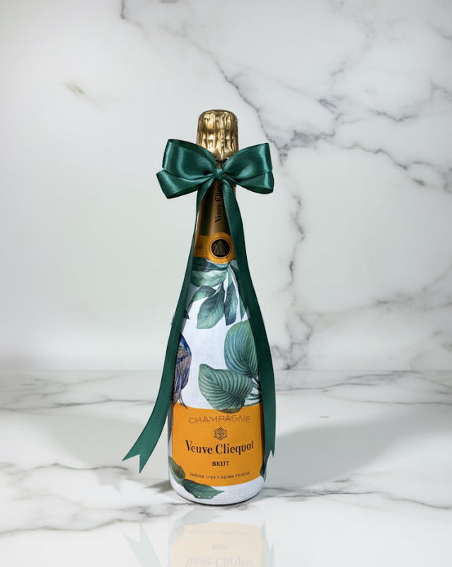 Veuve Clicquot Brut 0,75l – zdobená lahev Páv