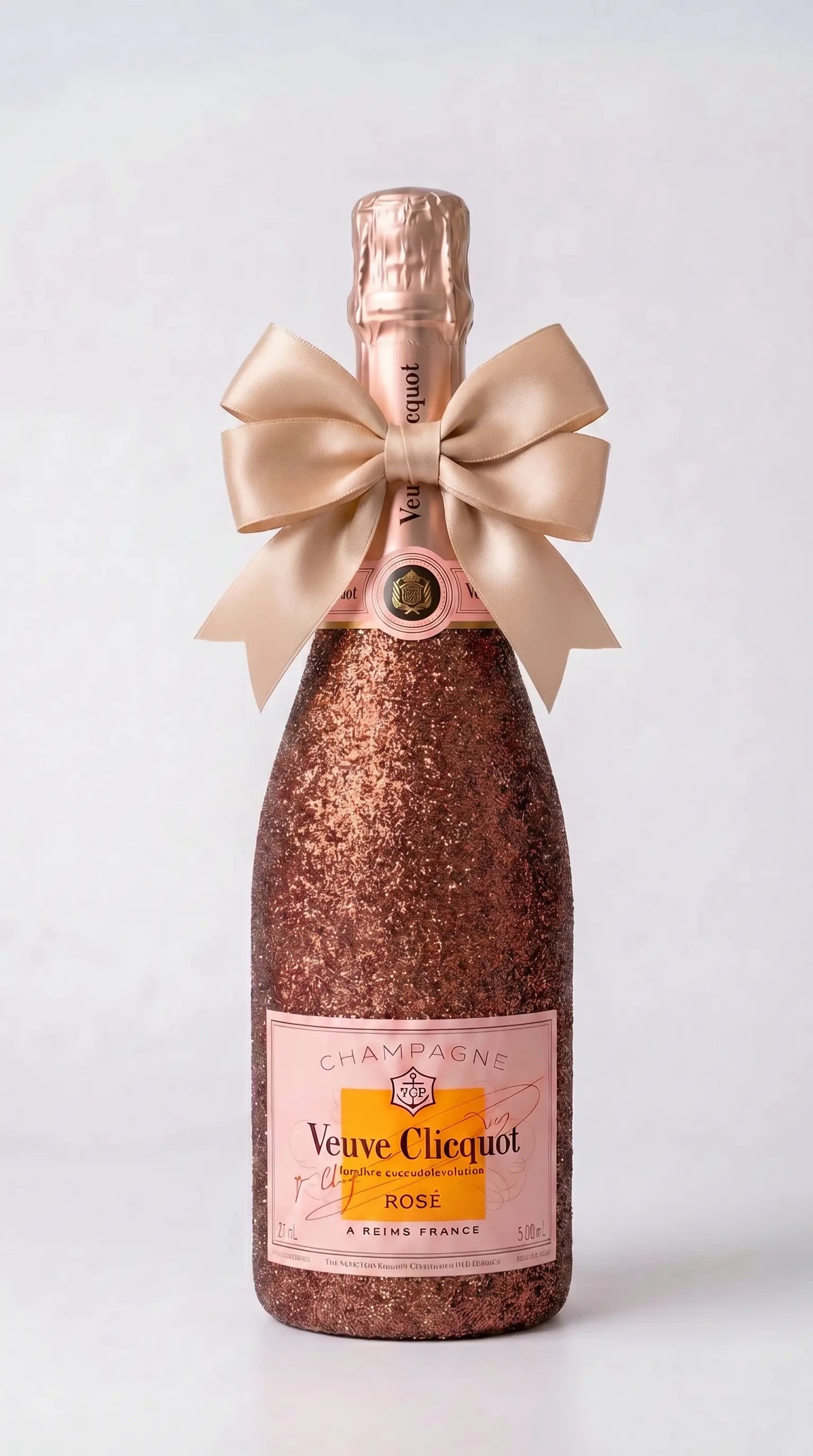 Veuve Clicquot Rosé – Bronzová dárková zdobená lahev